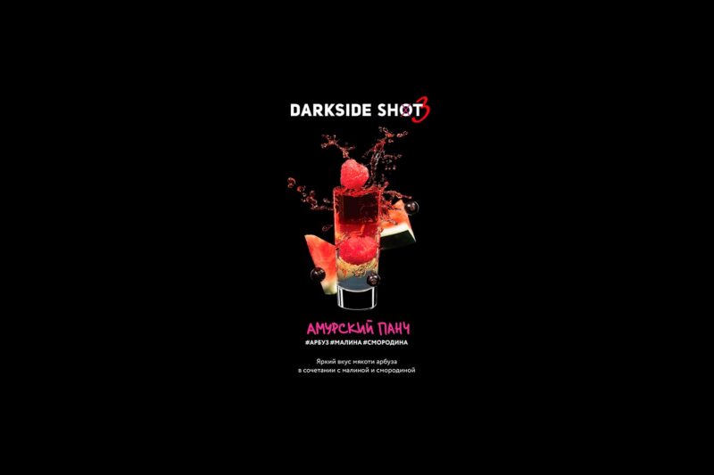 DarkSide shot 120гр -  Амурский (Арбуз Малина Смородина)